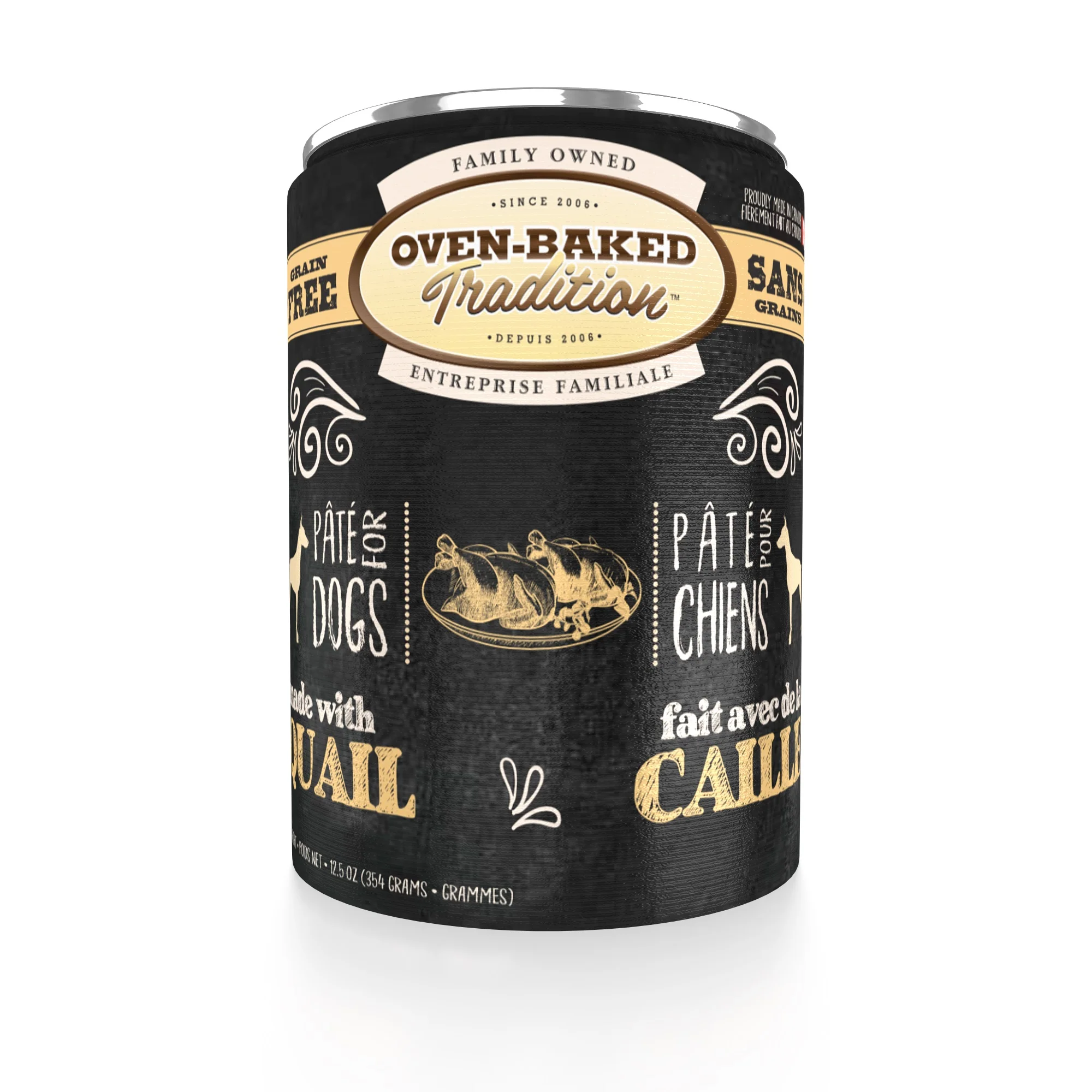 Oven-Baked Tradition Chien Nourriture en Conserve Pâté de Caille – Image 2